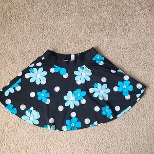 Justice Floral Waistband Mini Skirt